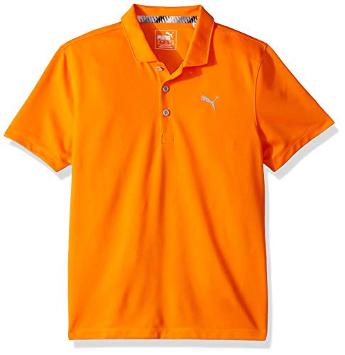 Puma Golf Boys 2019 Polo Vibrant Orange x Large