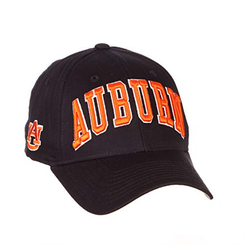 NCAA Zephyr Auburn Tigers Mens Broadcast Cotton Adjustable Hat Adjustable Primary Team Color