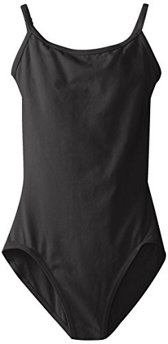 Capezio Big Girls  Classics Camisole Leotard with Adjustable Straps Black Medium