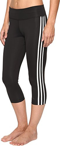 adidas Women s Training Designed 2 Move 3 4 Tight Black White  3 Stripe X Small