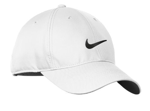 Nike Womens Golf Dri FIT Swoosh Front Cap White Black OS