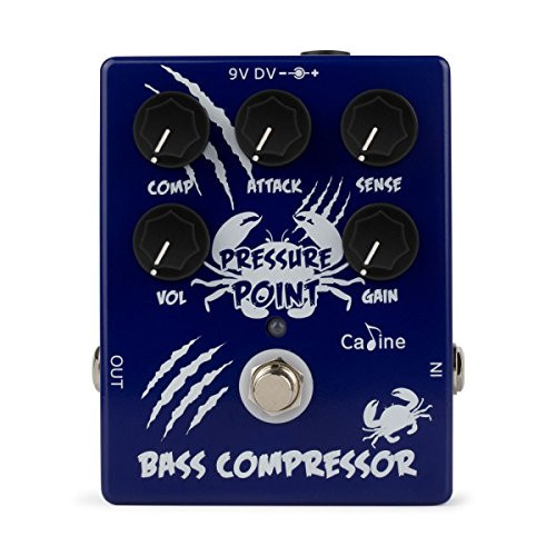Caline CP 45 Pressure Point Bass Compressor Pedal True Bypass with Aluminum Alloy Housing
