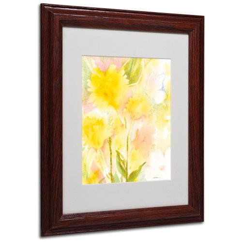 Butterfly Silhouette Framed Art by Sheila Gold Ornate Frameen, Wood Frame, 11 by 14-Inch