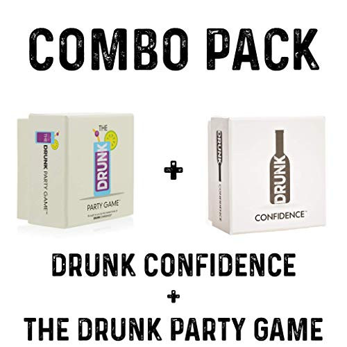 Drunk Confidence Drinking Game Combo Pack The Drunk Party Game
