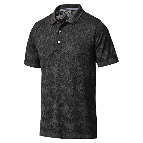 Puma Golf Men s 2018 Evoknit Camo Polo Small Puma Black