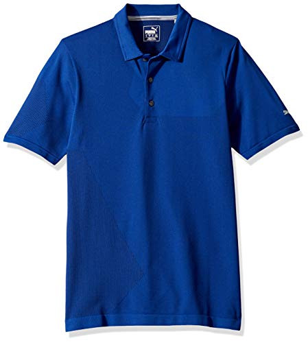 Puma Golf Men s 2018 Evoknit Dassler Polo Large Sodalite Blue