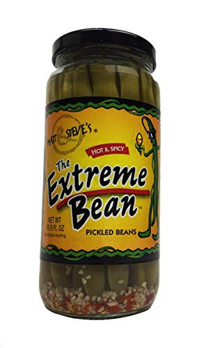 The Extreme Bean   Hot   Spicy Pickled Green Beans 16 oz  3 pack