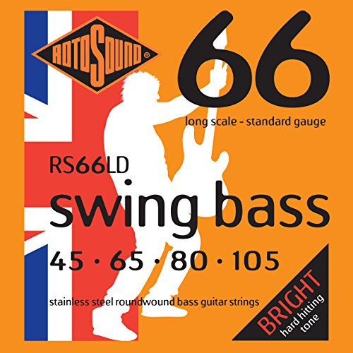 Rotosound RS66LD Swing Bass Electric Bass 4 String Set  45 105