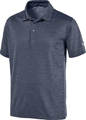 Puma Golf Men s 2019 Grill To Green Polo Quarry Heather Large