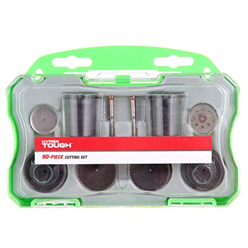 HYPER TOUGH 90 PIECE CUTTING SET for ROTARY TOOLS ACCESSORY KIT Diamond Whee