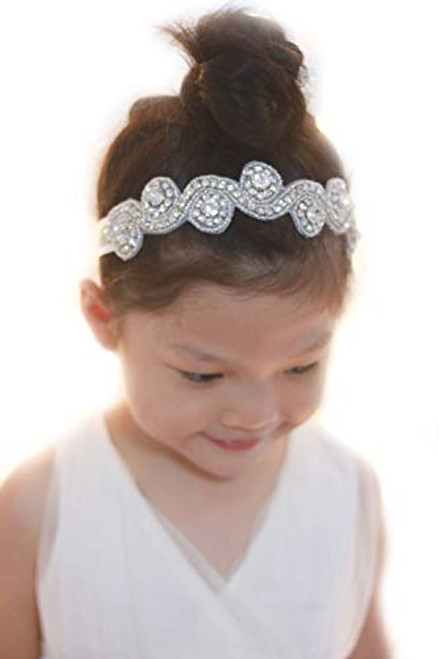 Missgrace Bridal Crystal Flower Girl Headband Wedding Hair Accessories Hair Jewelry Rhinestone Jewelry Headdress Party Headband Hair Accessories Silver Missgrace Bridal Crystal Flower Girl Headband Wedding Hair Accessories Hair Jewelry Rhinestone Jewelry Headdress Party Headband Hair Accessories Silver