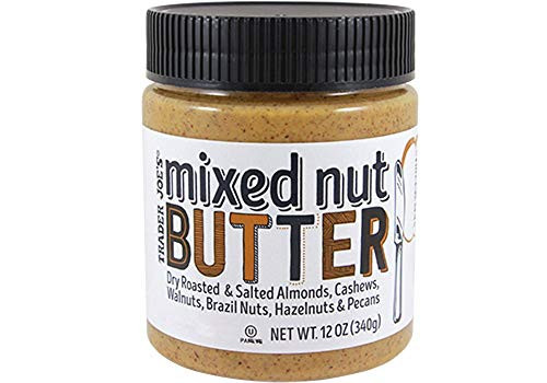 Trader Joes Mixed Nut Butter Almonds Cashews Walnuts Brazil Hazelnuts   Pecans 12 oz