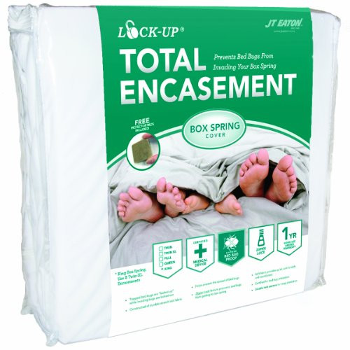 JT Eaton 80FULBOX Lock Up Total Encasement Bed Bug Protection for Full Size Box Spring