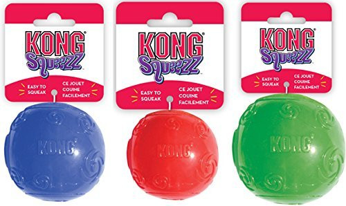 KONG   Squeezz Ball Dog Toy Extra Large x 2 Pack