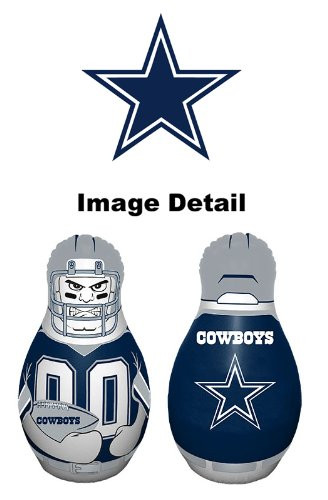 Fremont Die NFL Dallas Cowboys Bop Bag Inflatable Tackle Buddy Punching Bag Standard  40  Tall Team Colors