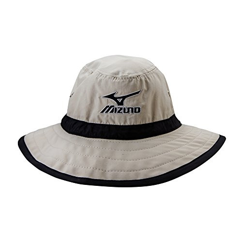 Mizuno Large Brim Sun Hat Chalk Black Small Medium