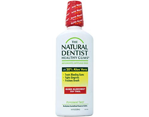 The Natural Dentist Healthy Gums Antigingivitis Rinse Peppermint Twist 169 oz 2 pk