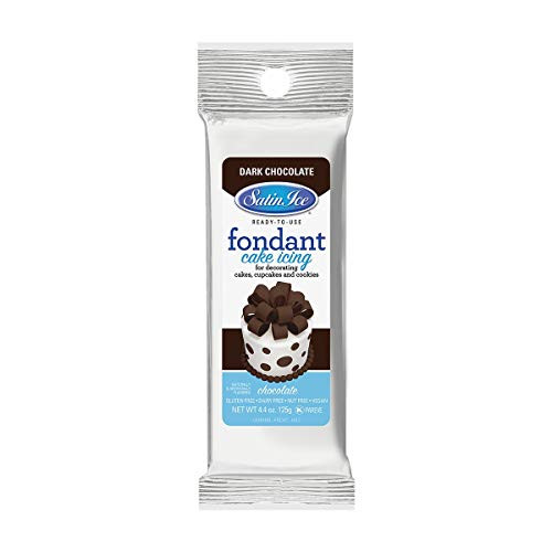 Satin Ice Dark Chocolate Fondant 44 Ounces