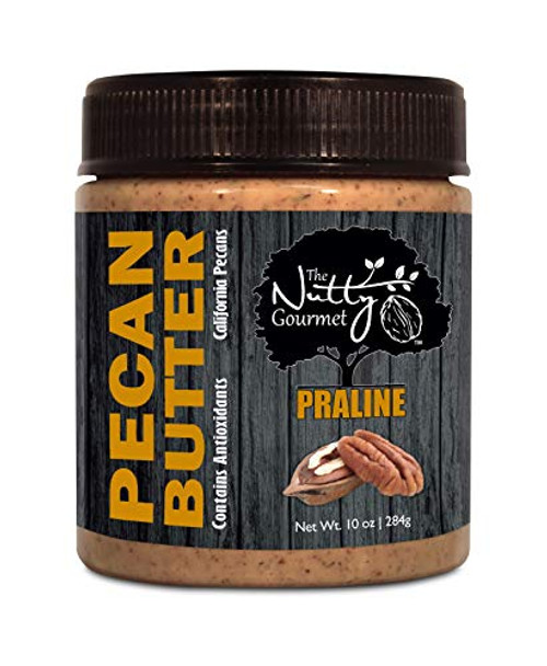 The Nutty Gourmet Praline Pecan Butter   Pecan Pralines Nut Butter   Pecan Butter   Keto Nut Butter   Fat Butter   Keto Butter   Natural Nut Butter   Peanut Free Nut Butter   Keto Nut Butters   10 oz
