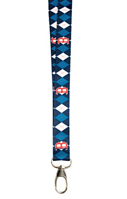 MLB Boston Red Sox Argyle Lanyard MLB Boston Red Sox Argyle Lanyard