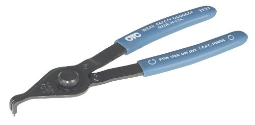 OTC 1131 Convertible Snap Ring Retaining Ring Pliers   038 Dia 90 Degree Tip   Internal External