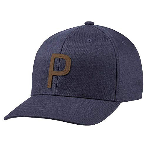 Puma Golf 2019  P  Lux Snapback Hat  Men s Peacoat One Size