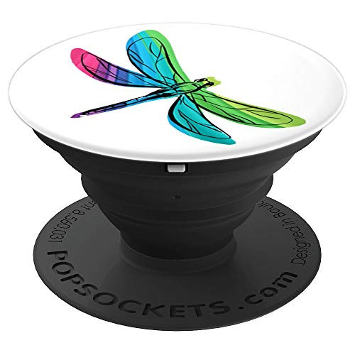 Colorful Dragonfly Tattoo Style Gift for Dragonfly Lovers PopSockets Grip and Stand for Phones and Tablets Colorful Dragonfly Tattoo Style Gift for Dragonfly Lovers PopSockets Grip and Stand for Phones and Tablets