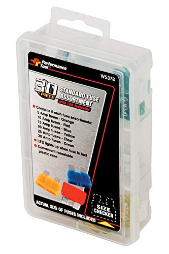 Performance Tool W5378 Standard Fuse Assortment 30 Piece