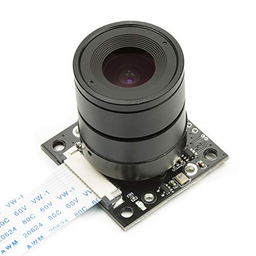 Arducam Noir Camera for Raspberry Pi Interchangeable CS Mount Lens LS 2717CS OV5647 5MP 1080P