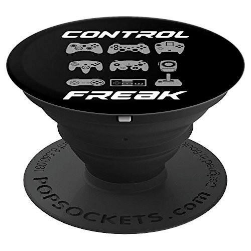 Control Freak Gamer Video Game Player PopSockets Grip and Stand for Phones and Tablets