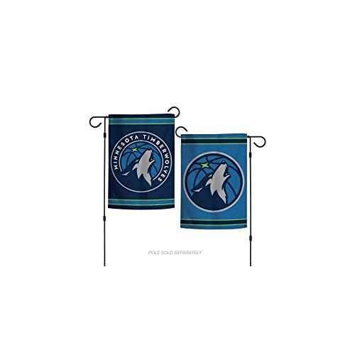 WinCraft NBA Minnesota Timberwolves Flag12x18 Garden Style 2 Sided Flag Team Colors One Size WinCraft NBA Minnesota Timberwolves Flag12x18 Garden Style 2 Sided Flag Team Colors One Size