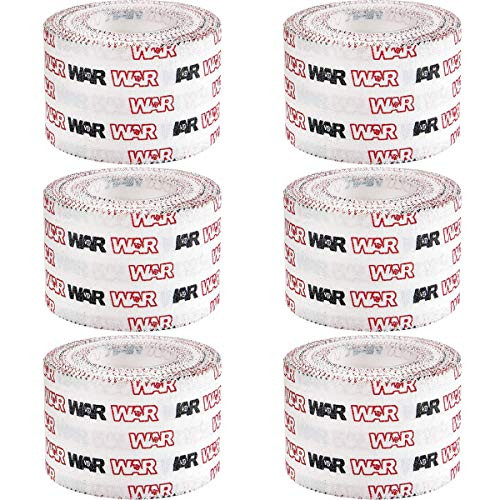 WAR Tape Easy Tear Athletic Fight Tape  6 Rolls  05  Half Inch   Hand Finger Wrist Wrap   for Boxing BJJ Crossfit