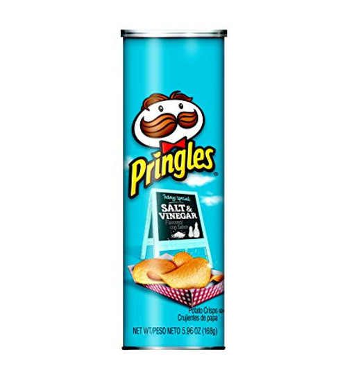 Pringles Salt   Vinegar Potato Chips 596 oz Cans   Pack of 2