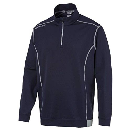 Puma Golf Men s 2019 Pwrwarm 1 4 Zip Peacoat Medium