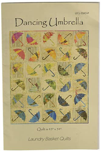 Laundry Basket Quilts LBQ-0343 Dancing Umbrella Pattern