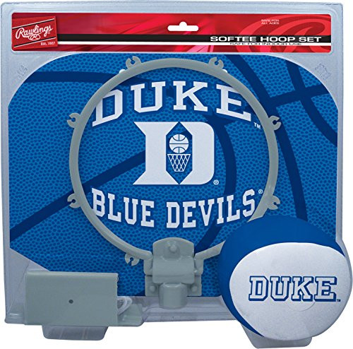 NCAA Duke Blue Devils Kids Slam Dunk Hoop Set Blue Small