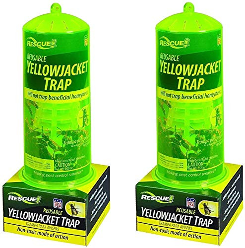 RESCUE Non Toxic Reusable Trap for Yellowjackets   2 pack