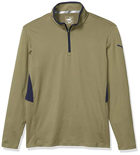 PUMA Men s Golf 2019 Rotation 1 4 Zip Deep Lichen Green X Large