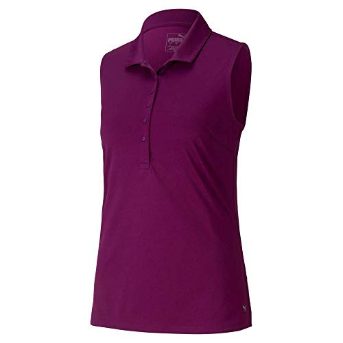 Puma Golf Women s 2020 Rotation Sleeveless Polo Dark Purple Medium