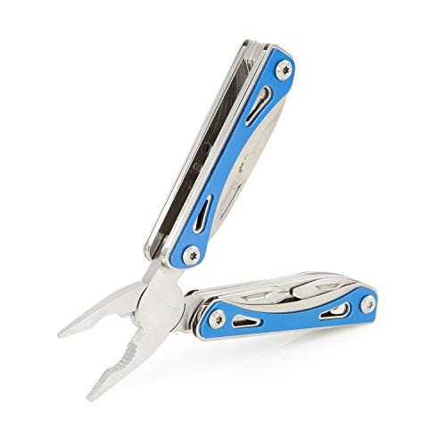 Sheffield 12213 Katami 11 in 1 Pocket Multitool All in One Folding Tool Perfect for Emergencies Camping Gear and Equipment and More Great Multipurpose Tool Gift for Outdoor Enthusiast