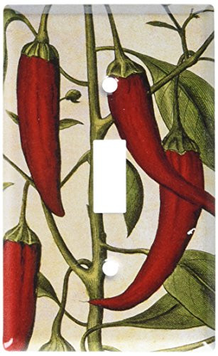 Art Plates - Red Chile Peppers Switch Plate - Single Toggle