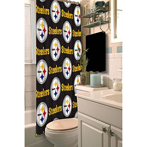 NFL Pittsburgh Steelers Decorative Bath Collection   Shower Curtain