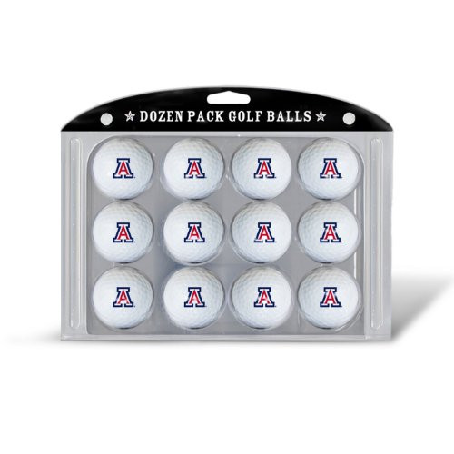 Team Golf NCAA Dozen Regulation Size Golf Balls 12 Pack Full Color Durable Team Imprint Arizona Wildcats