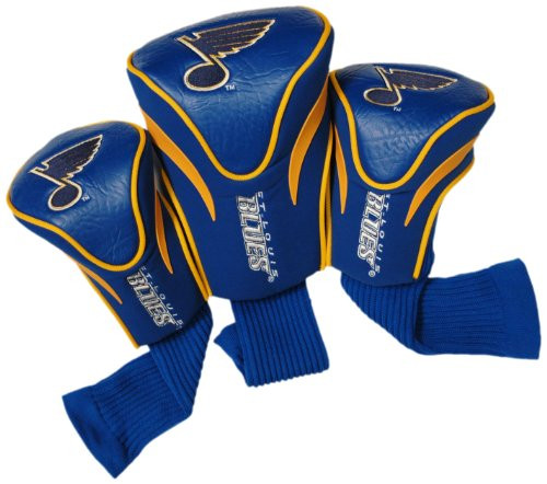 Team Golf NHL Saint Louis Blues 3 Pack Contour HeadcoversTeam Color