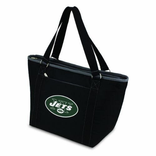 NFL New York Jets Topanga Insulated Cooler Tote Black NFL New York Jets Topanga Insulated Cooler Tote Black