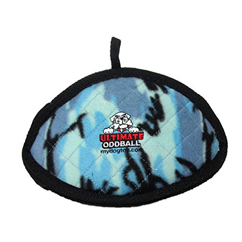 TUFFY Ultimate Odd Ball Durable Dog Toy  Regular Camo Blue