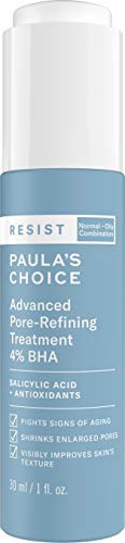 Paula s Choice RESIST Advanced Pore Refining Treatment 4  BHA Serum Salicylic Acid   Green Tea Anti Aging Exfoliant for Oily Skin 1 Ounce