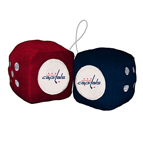 Fremont Die NHL Washington Capitals 3 Fuzzy Dice 3 Team Colors Fremont Die NHL Washington Capitals 3 Fuzzy Dice 3 Team Colors