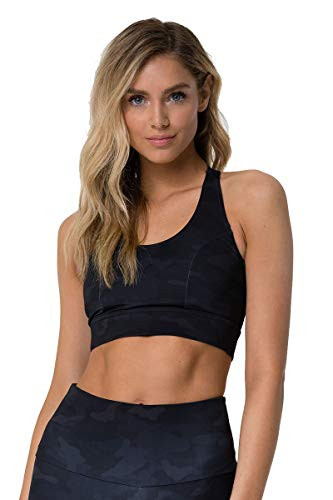 Onzie Warrior Bra Black Gray Camo LG XL