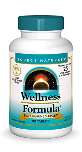 Source Naturals Wellness Formula Bio Aligned Vitamins   Herbal Defense   Immune System Support Supplement   Immunity Booster   90 Count